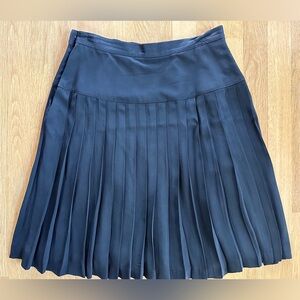 Black Pleated Skirt